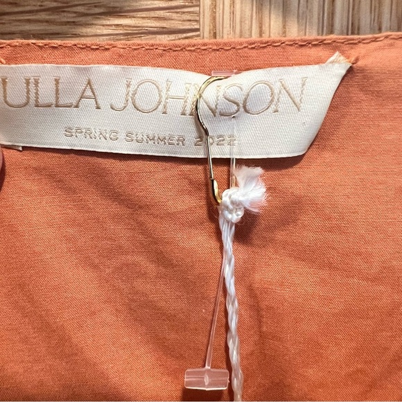 ULLA JOHNSON | SCARLETTE TUNIC TOP | Size 2 | NWT | Orange - Picture 8 of 16
